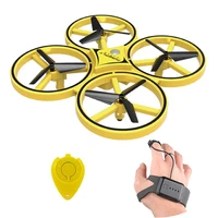 zf04 rc drone mini infrared induction hand control drone altitude hold 2 controllers quadcopter for kids toy gift