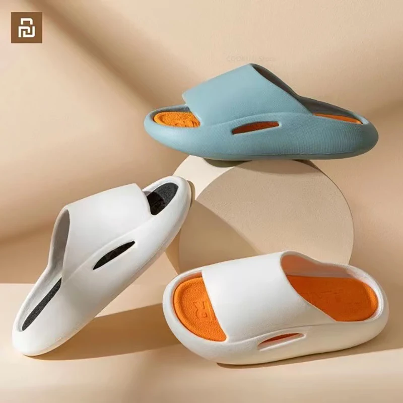 

Шлепанцы Xiaomi для мужчин и женщин, сланцы для пляжа, для улицы, домашние тапочки, обувь на толстой платформе, модные мягкие, лето 2022