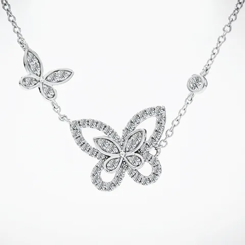 Браслет и ожерелье Follow Cloud из муассанита 925 серебра