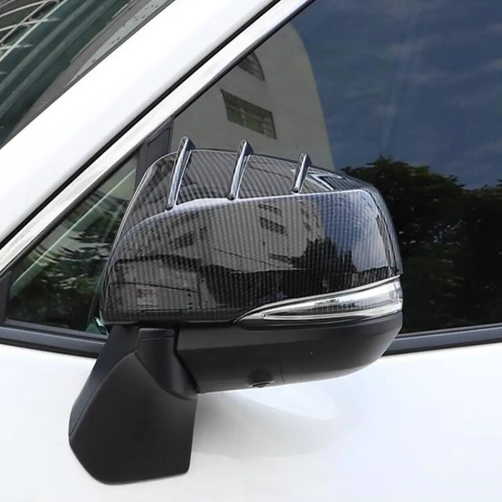 Для Toyota RAV4 RAV 4 2019 2020 аксессуары зеркальная Обложка отделка из углеродного волокна покрытие заднего вида