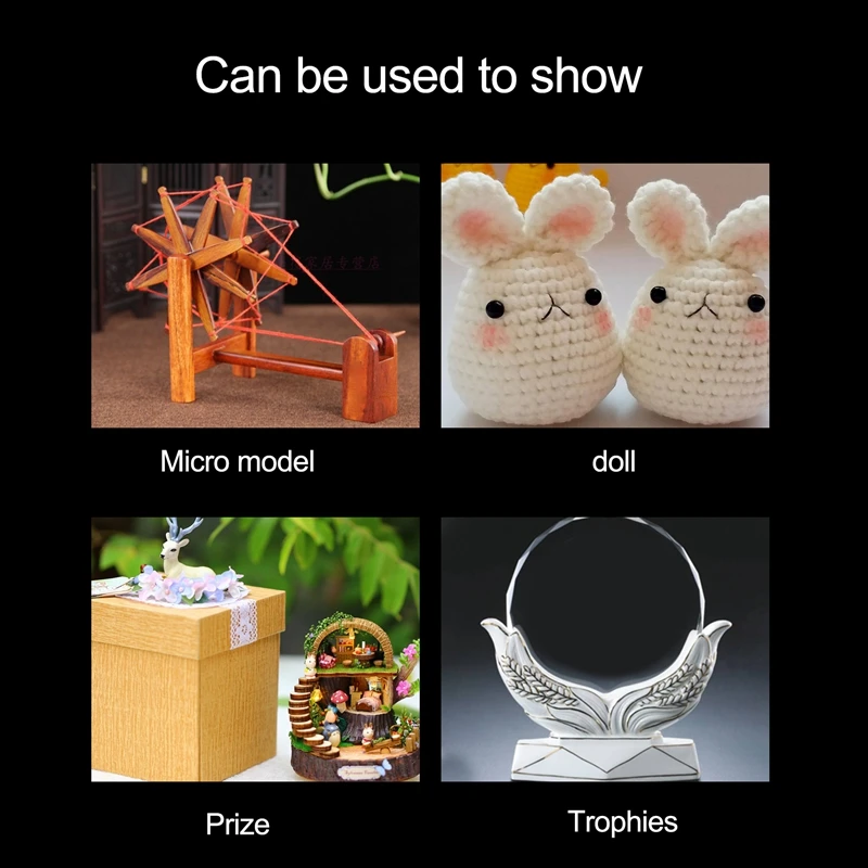 Set Of 6 3 4 5 Inch Showcase Acrylic Riser Cake Stand Home Wedding Candy Dessert Detachable Table Decoration Jewelry