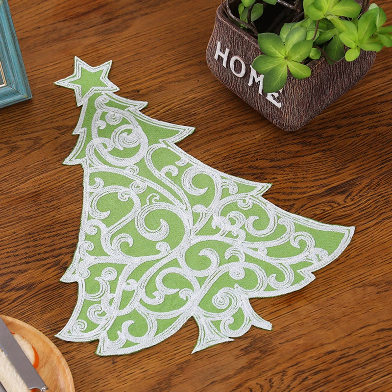 Рождественские льняные салфетки |