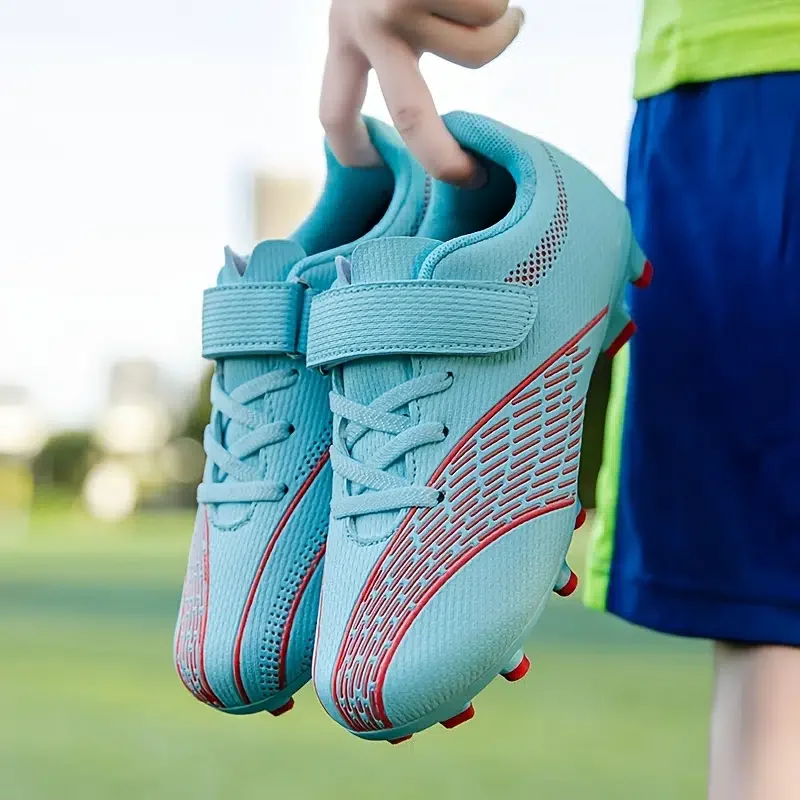 New Kid's Breathable Anti-slip Cleat Lightweight Durable Softness Sneakers For Outdoor Running Training