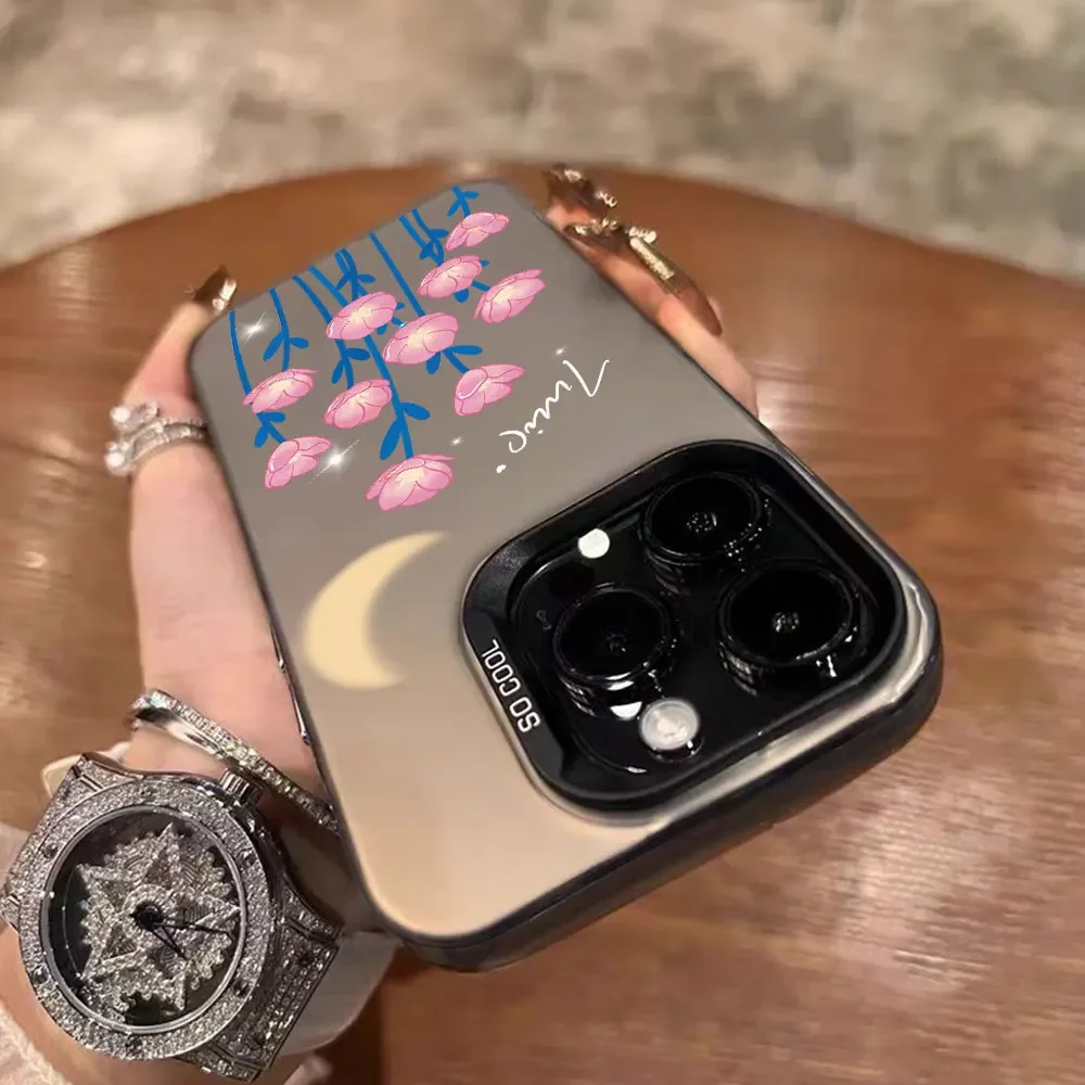 Модная матовая задняя крышка с цветочным принтом для Vivo S18 S17 S16 Pro Чехол T3 T2