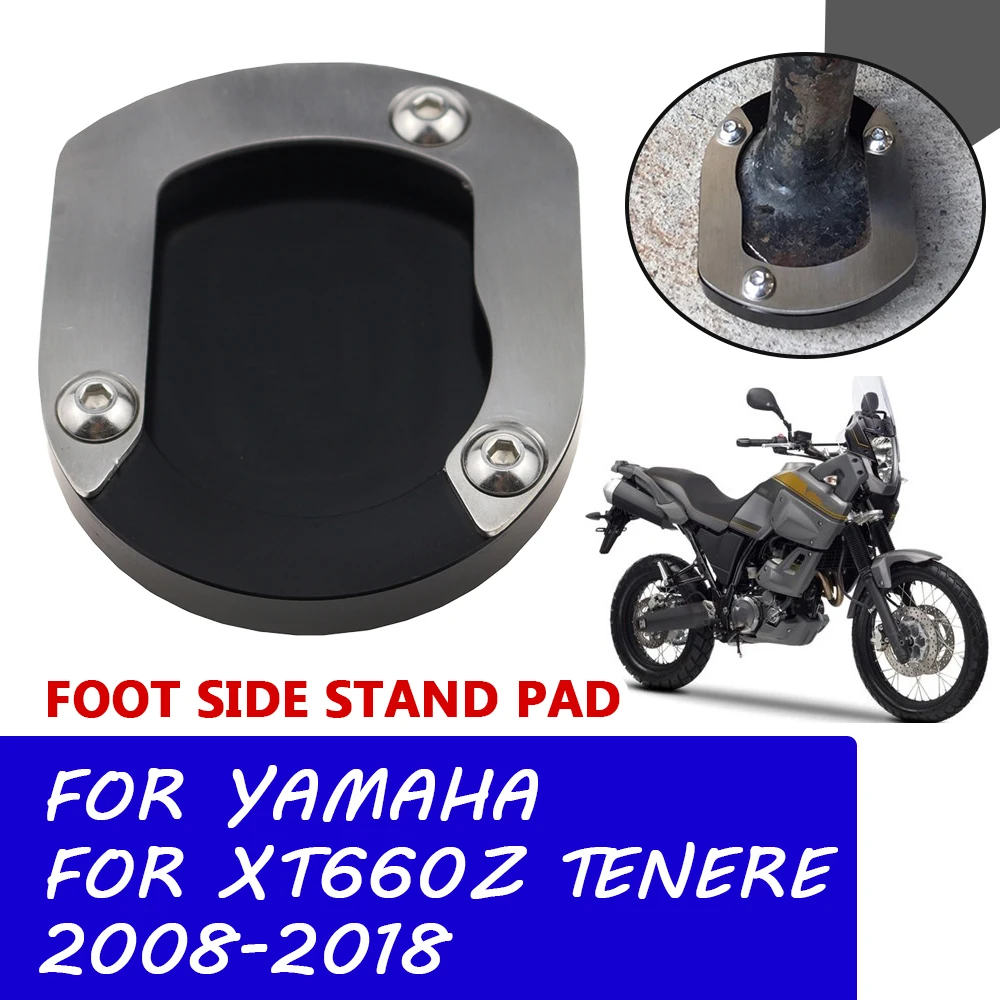 

Motorcycle Foot Side Stand Enlarge Extension Pad Shelf For YAMAHA XT660Z XT 660 Z 660Z TENERE XTZ 660 2008 - 2018 Accessories