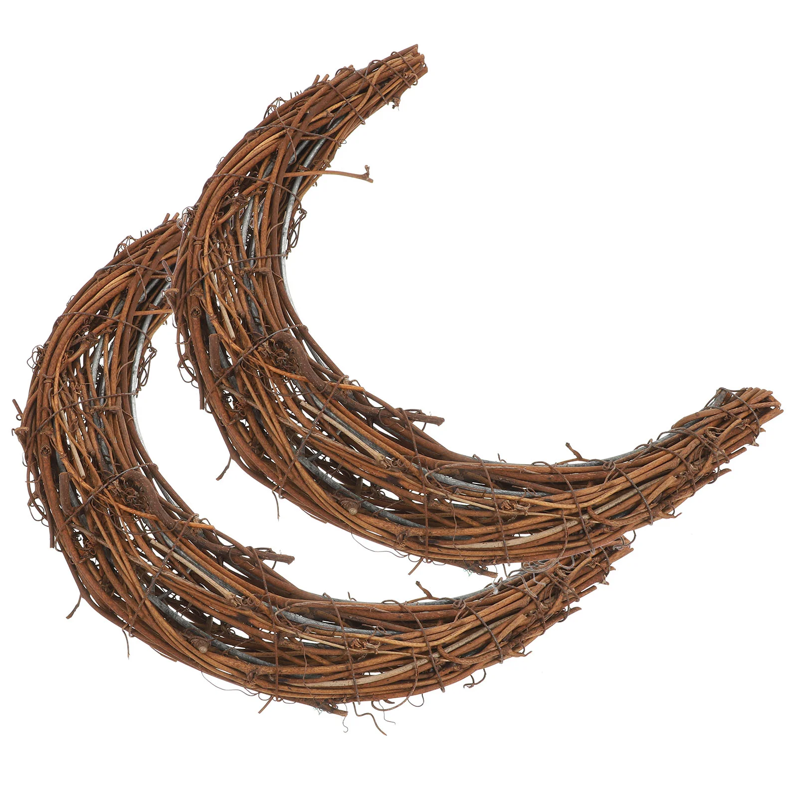 2 шт. гирлянда из ротанга плетеные вручную кольца украшение на день рождения для