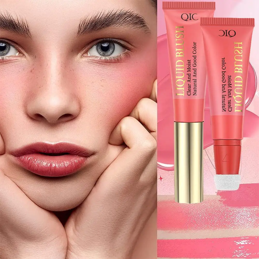 

1pcs Liquid Face Blush Velvet Matte Smooth Natural Lasting Contour Blusher Face Pink Brighten Eye Long Cosmetics Blusher Sh I8U3