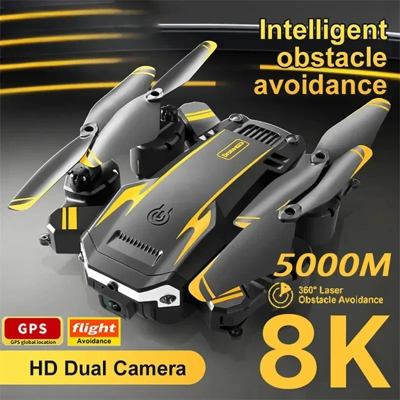 

HJ G6 Drone 8K 5G Professional Omnidirectional Obstacle Avoidance HD Aerial Photography GPS Quadcopter Distance 5000MToy