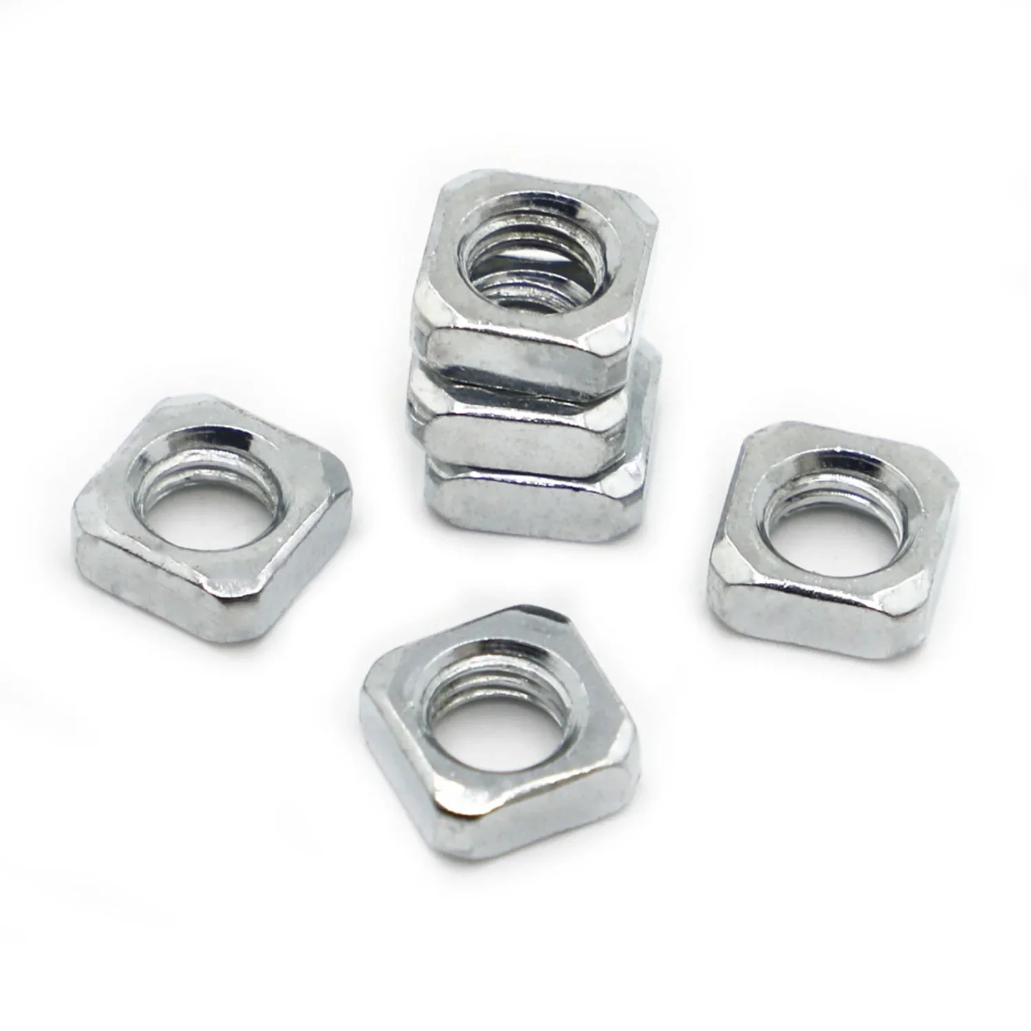 5-50 шт. DIN557 GB39 оцинкованная сталь метрическая Резьбовая квадратная гайка M3 M4 M5 M6 M8