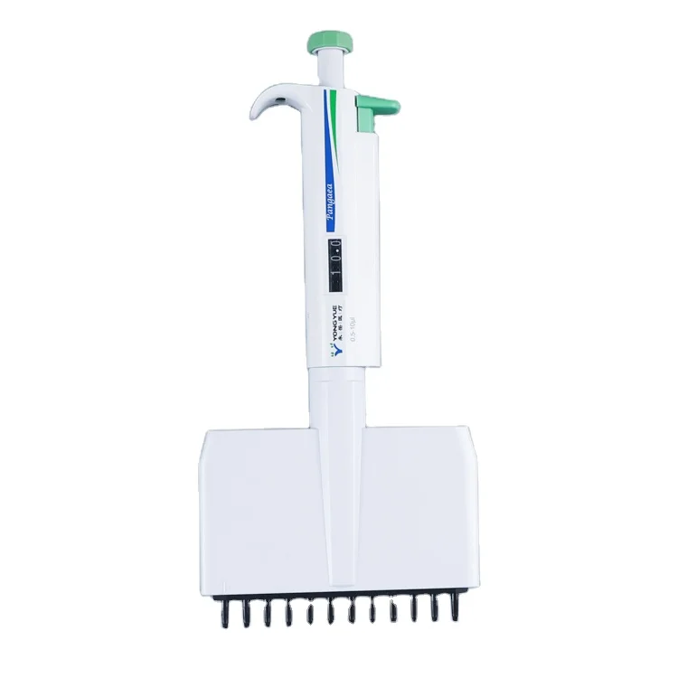 

Micropette 12 Channel Pipette Adjustable Digital Volume 50-300UL