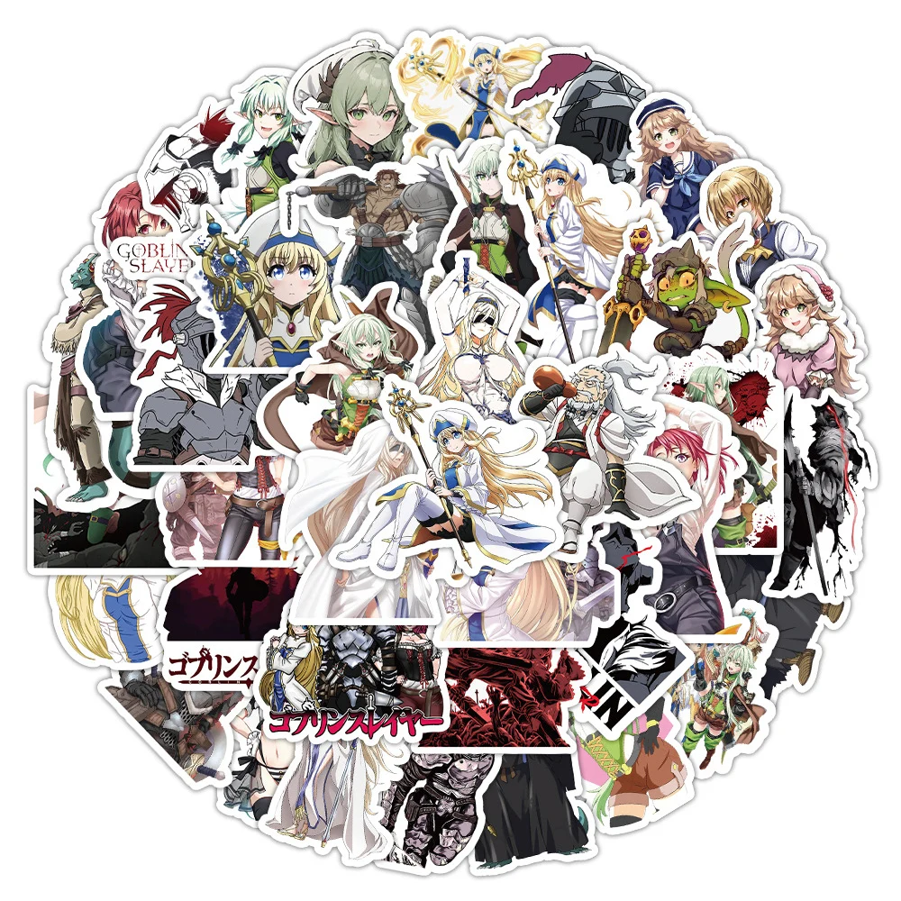 10/30/50 шт. аниме-наклейки &quotУбийца гоблинов&quot милая жрица мультяшные наклейки для