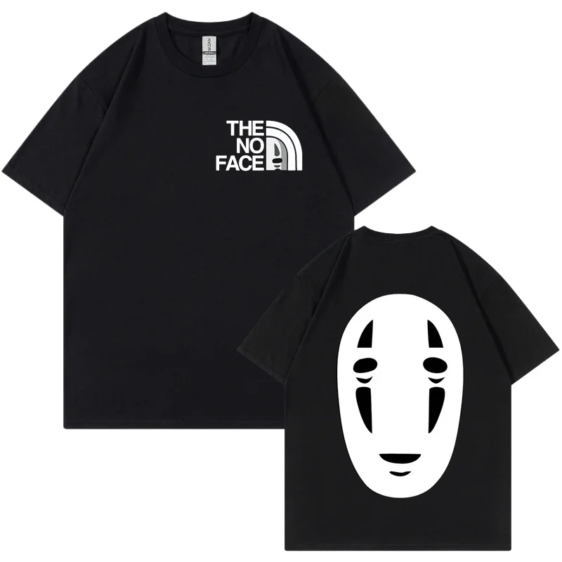 

Japanese Anime No Face Man Mask Cartoon Printed Hip Hop T-shirts Mens Lovers Tshirt Breathable Fashion Tees Tops Casual T Shirts