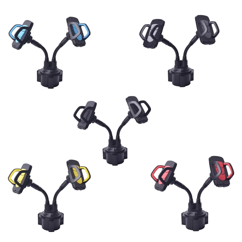 

Car Cup Phone Holder with Release Button,Flexible Gooseneck Cell Phone Cradle 45BA