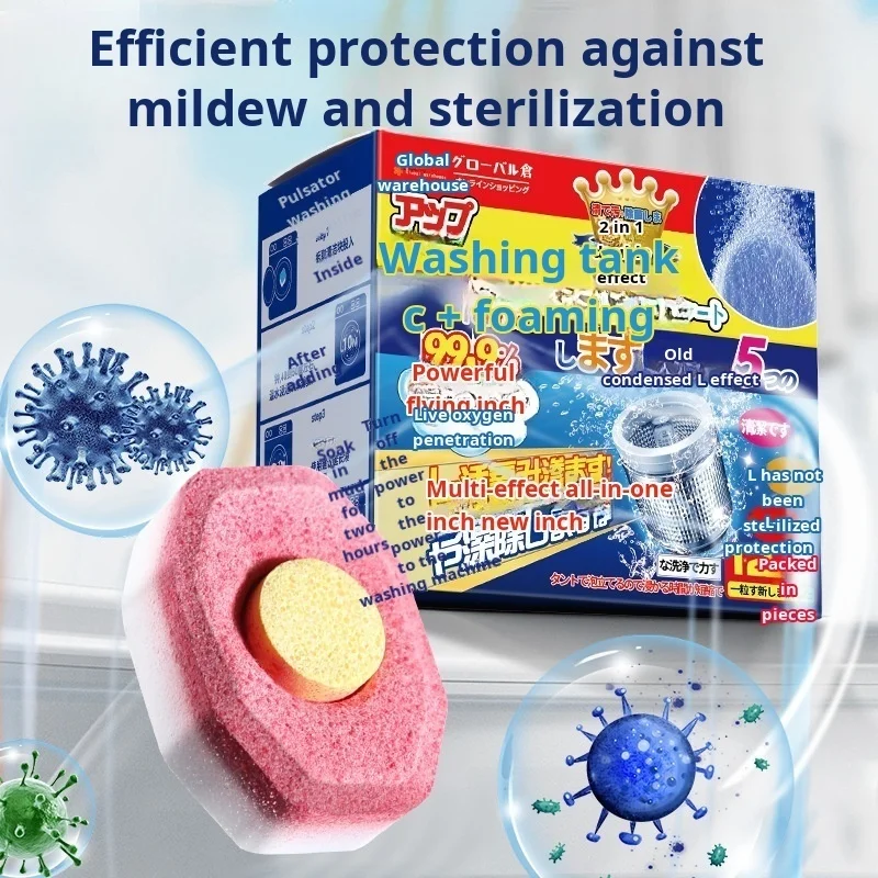 Шипучие таблетки для стиральной машины