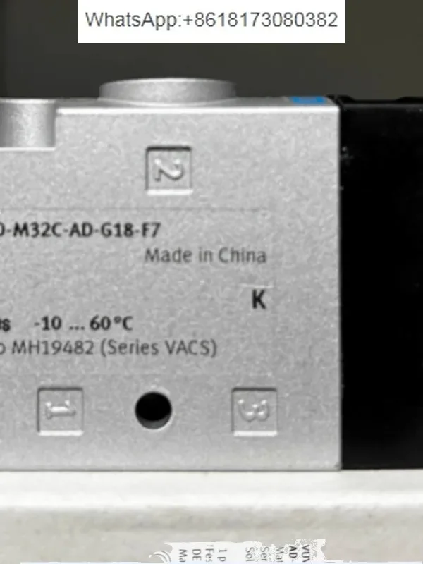 Двухпозиционный трехходовой электромагнитный клапан VUVS-L20-M32C-AD-G18-F7 1C1 1B2 3W