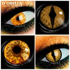 Цветные контактные линзы для косплея orella, 1 пара, для глаз, кошачьей серии, для макияжа, для Хэллоуина, красоты, цветные косметические линзы для глаз