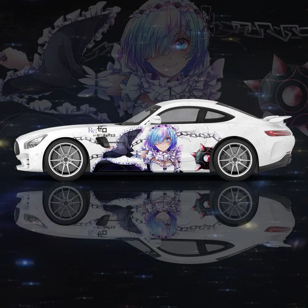 Японское аниме Re Zero автомобильная пленка Защитная искусственная креативная