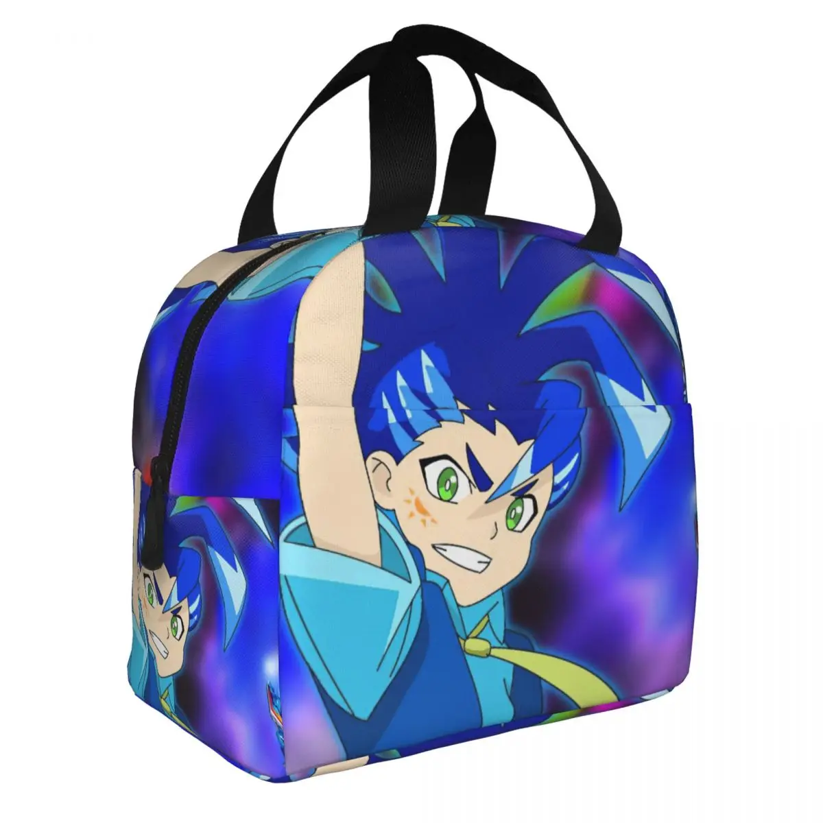 Beyblade Burst Lunch Bento Bags Portable Aluminum Foil thickened Thermal Cloth Lunch Bag for Women Men Boy