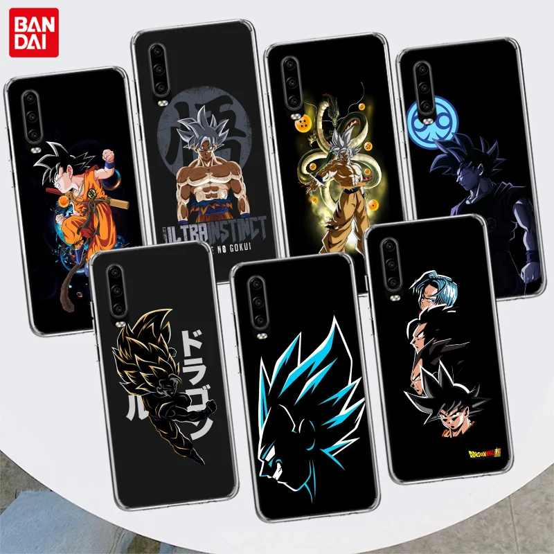 Черный крутой чехол Dragon Ball для телефона Huawei P30 P20 P40 P50 P10 Mate 40 30 10 20 Lite Pro силиконовый