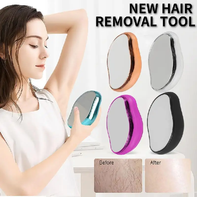 Nano Physical Hair Removal Painless Epilator Body Beauty Depilation Tool Crystal Hair Eraser Skin Exfoliator Crystal Hair Remove