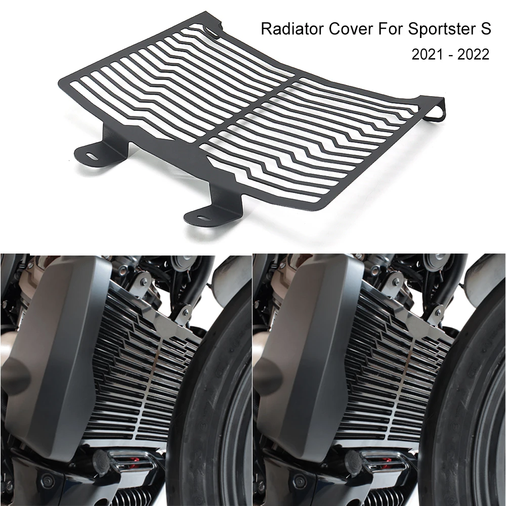 

Motorcycle Radiator Guard Aluminum Radiator Protector Cover Water Tank Shield FOR Sportster S 1250 RH1250 RH 1250 2021 2022