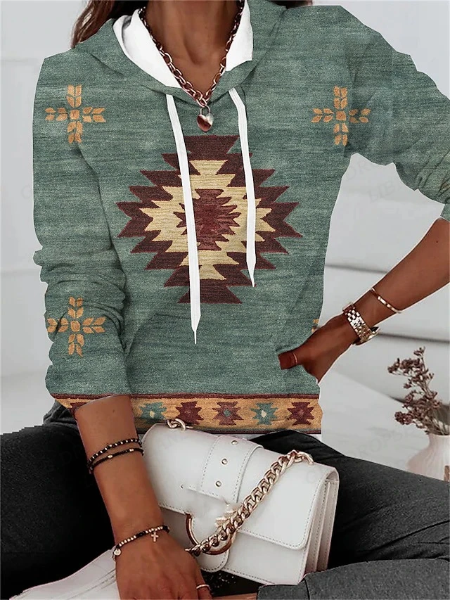 

Женская толстовка с капюшоном, в полоску