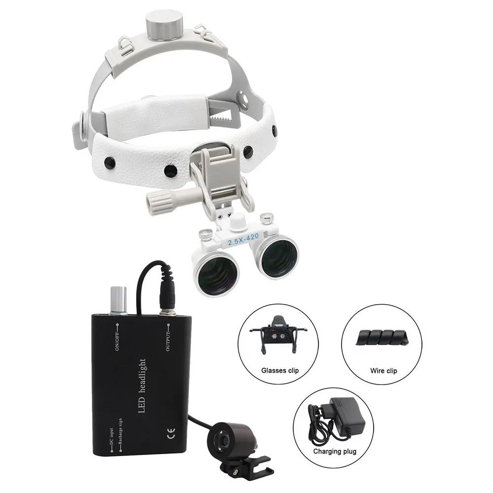 2 5x 3 5x420 мм стоматологические лупы стоматологическая лупа лаборатория