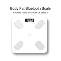 califed body weight bathroom scales with smartphone app bluetooth compatible bluetooth smart digital scale body fat scale white