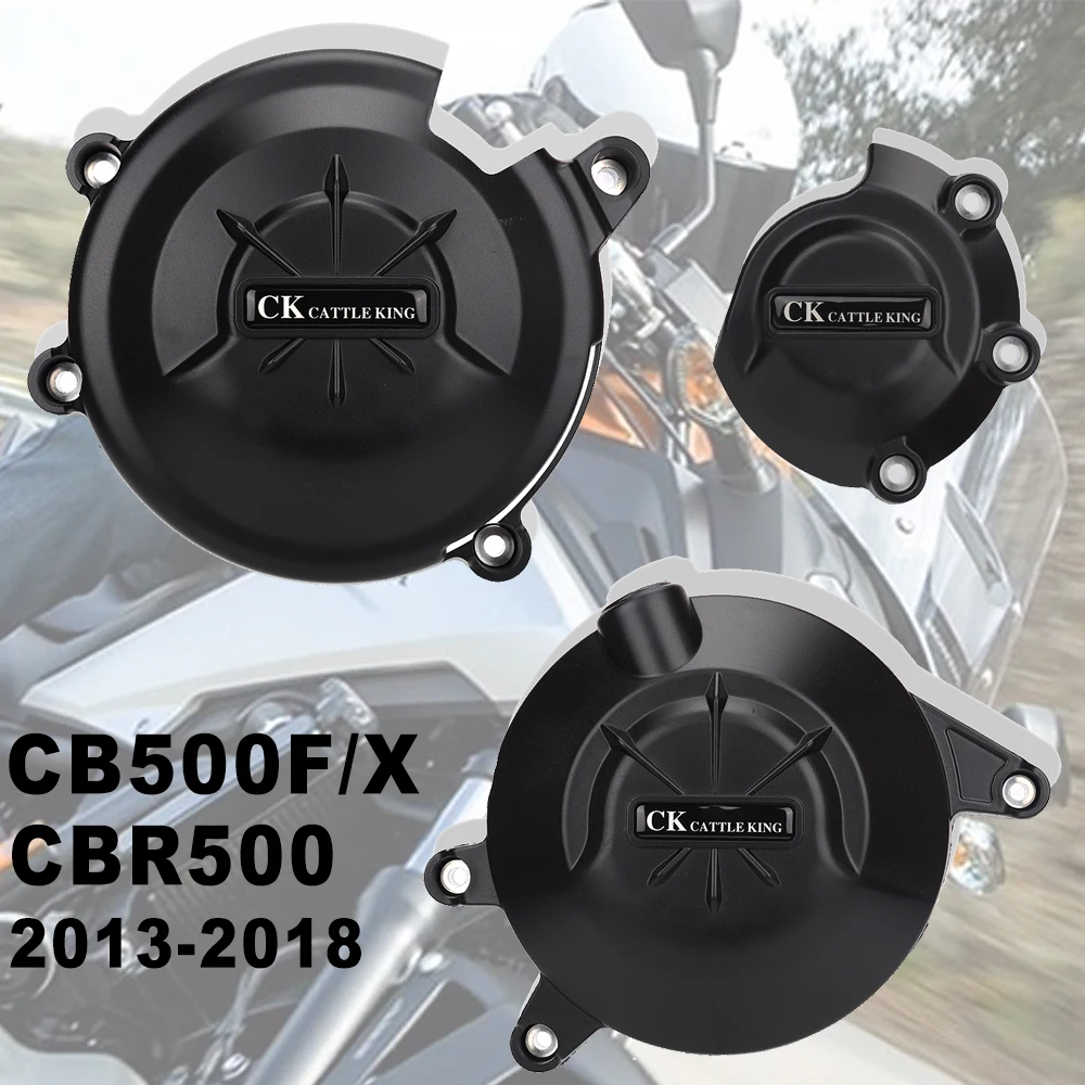 

For Honda Cb500x Cb500f Cbr500 Engine Protector Cover for Cb 500x & 500f Cbr 500 Motorcycle Accessories Guard Case Kit 2013-2018