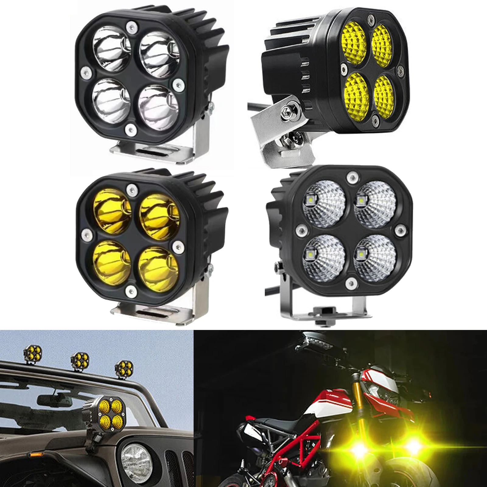 

Светодиодная лампа для внедорожника, 3 дюйма, 12 В, 24 В