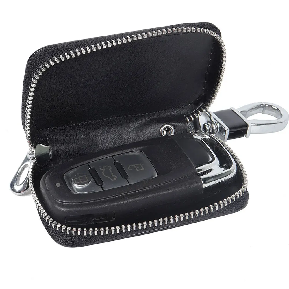 Кожаный чехол для автомобильных ключей автомобильного ключа с дистанционным