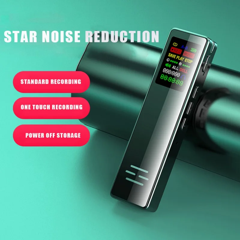 Перезаряжаемый U-диск аудиомагнитофон 1 3 дюйма цифровой диктофон mp3-плеер HD