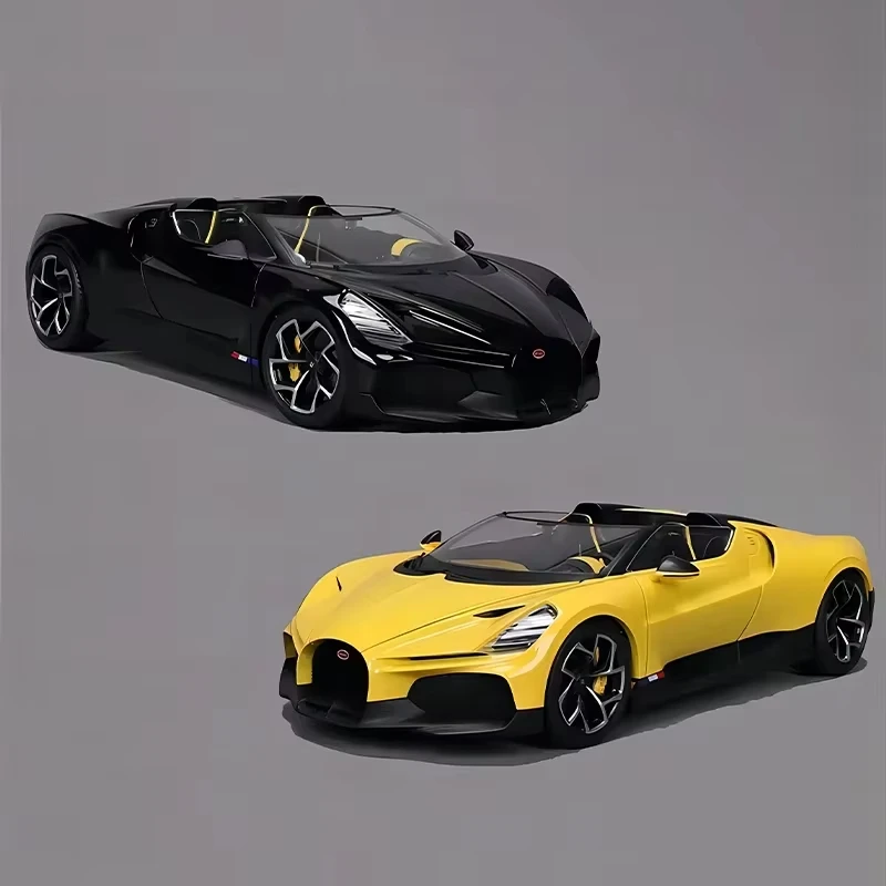 Bburago 1:18 Bugatti W16 Mistral миниатюрная литая под давлением модель из сплава черные