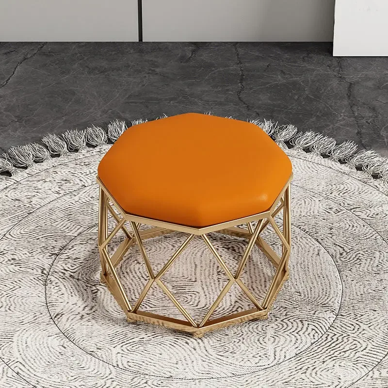 Металлические художественные маленькие табуреты низкий стул маленькая