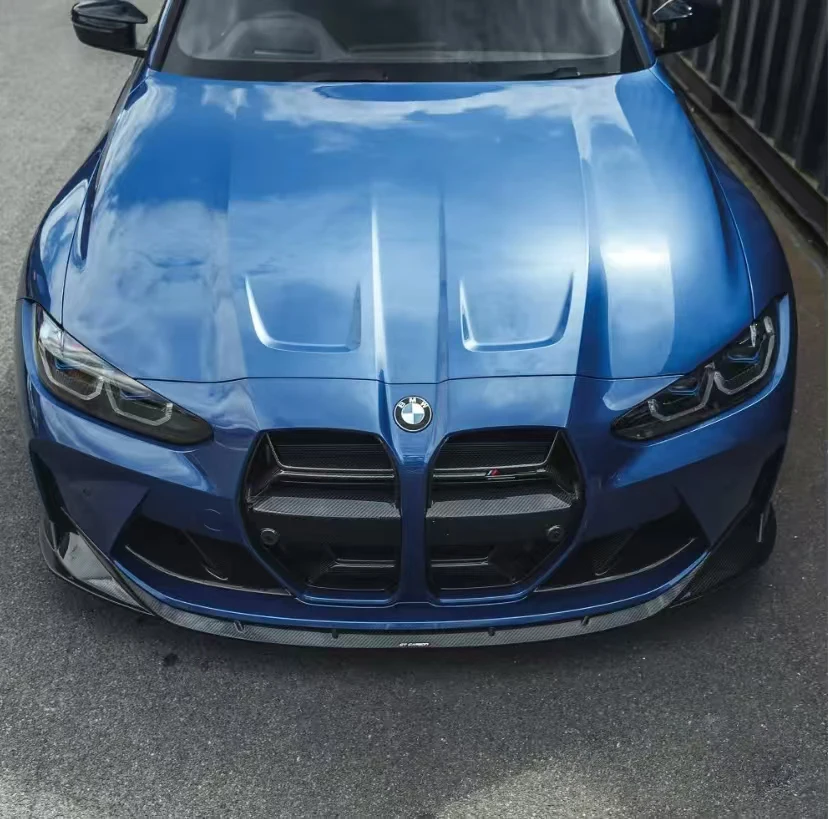 Высококачественная передняя губа из 100% сухого углеродного волокна в стиле CT для