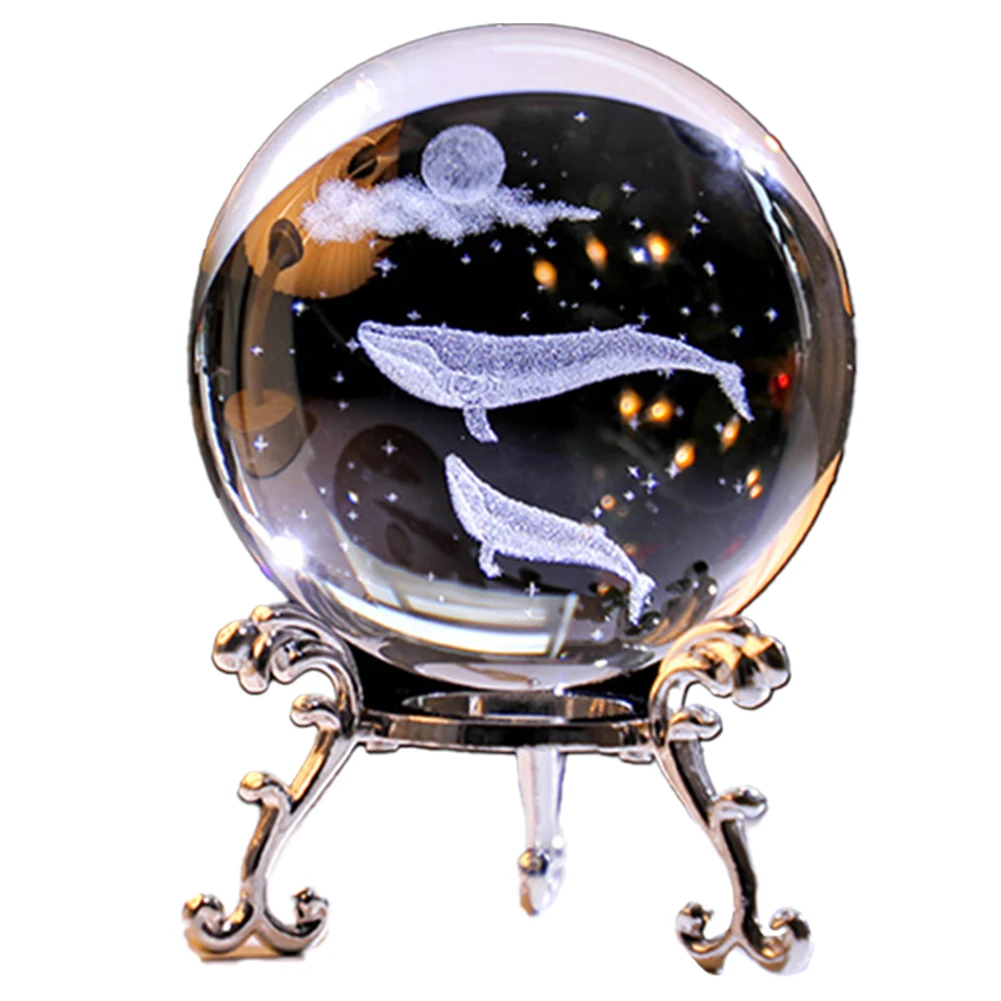 3D внутренний резной для хрустального шара ручной крест молитовная фигурка