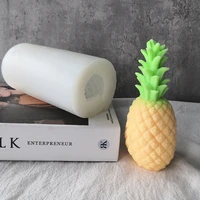 silicone candle molds simulation pineapple scented candle mold diy plaster mold durable and easy to demould handicraft decor
