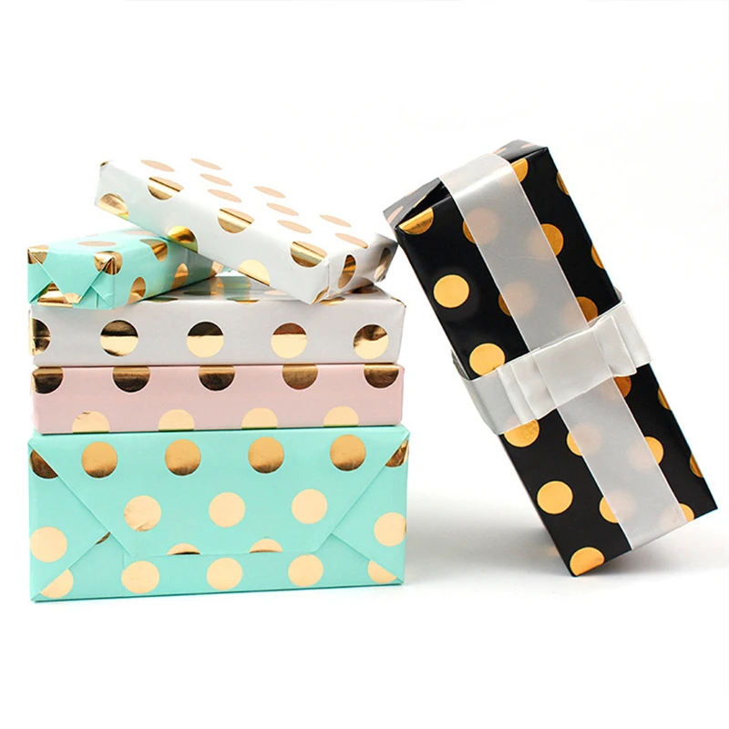 

5pcs/set Gift Packaging Paper Large Size 50x70cm Thick Kraft Paper DIY Packing Paper Wrap Artware For Present Box Party Supply