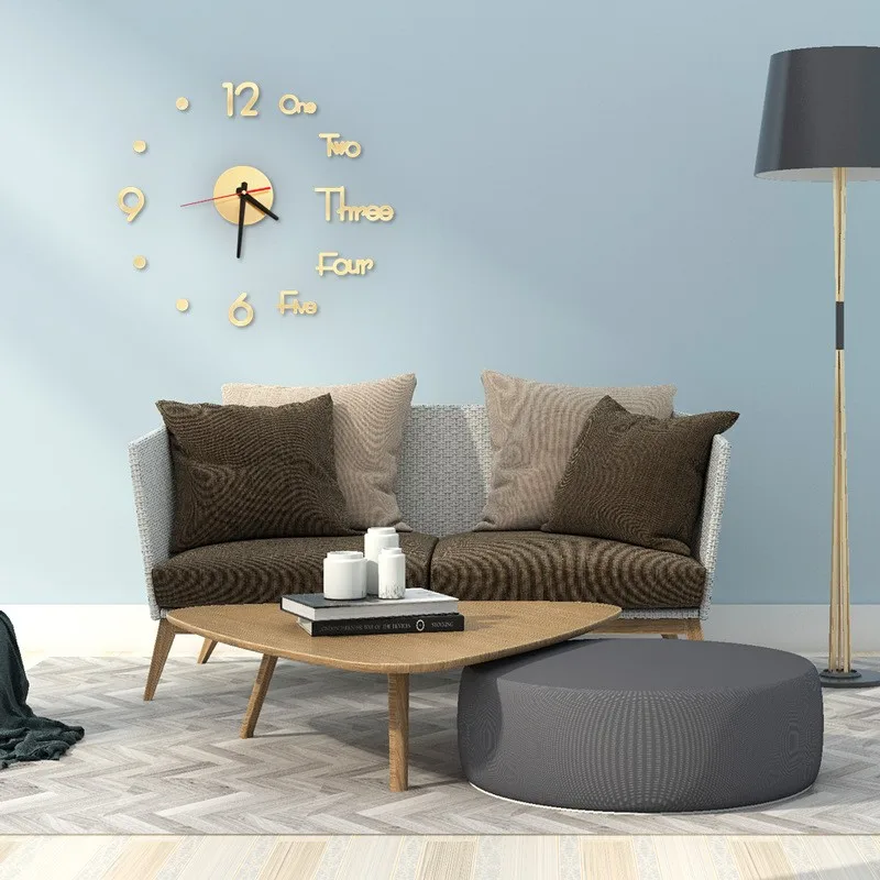 

Wall Sticker Clock Simple Clock Mute Home Living Room Study Bedroom Wall Clock Chalkboard Sticker for Wall