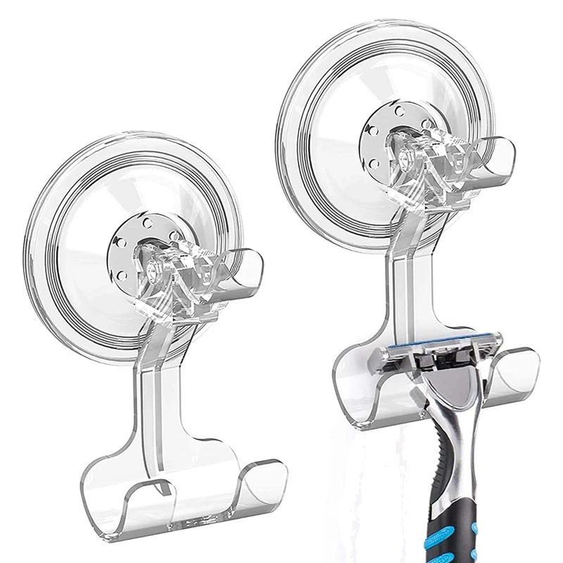 

Shower Suction Hook, Suction Hook Detachable And Reusable Shower Shaving Hook Waterproof Powerful Vacuum Suction Cup