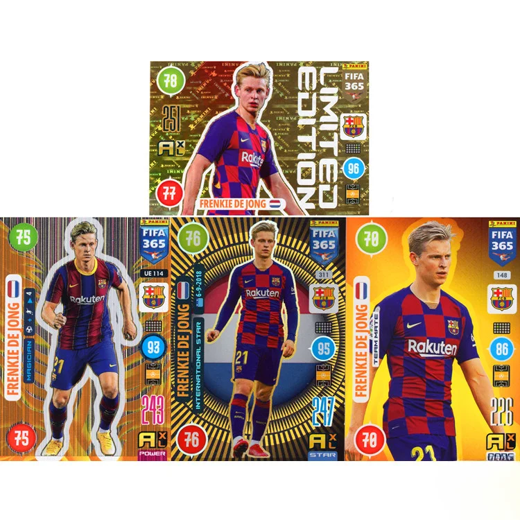

PANINI 2020-21 FIFA 365 Star Card Barcelona De Jong LE Limited Edition Collection Card