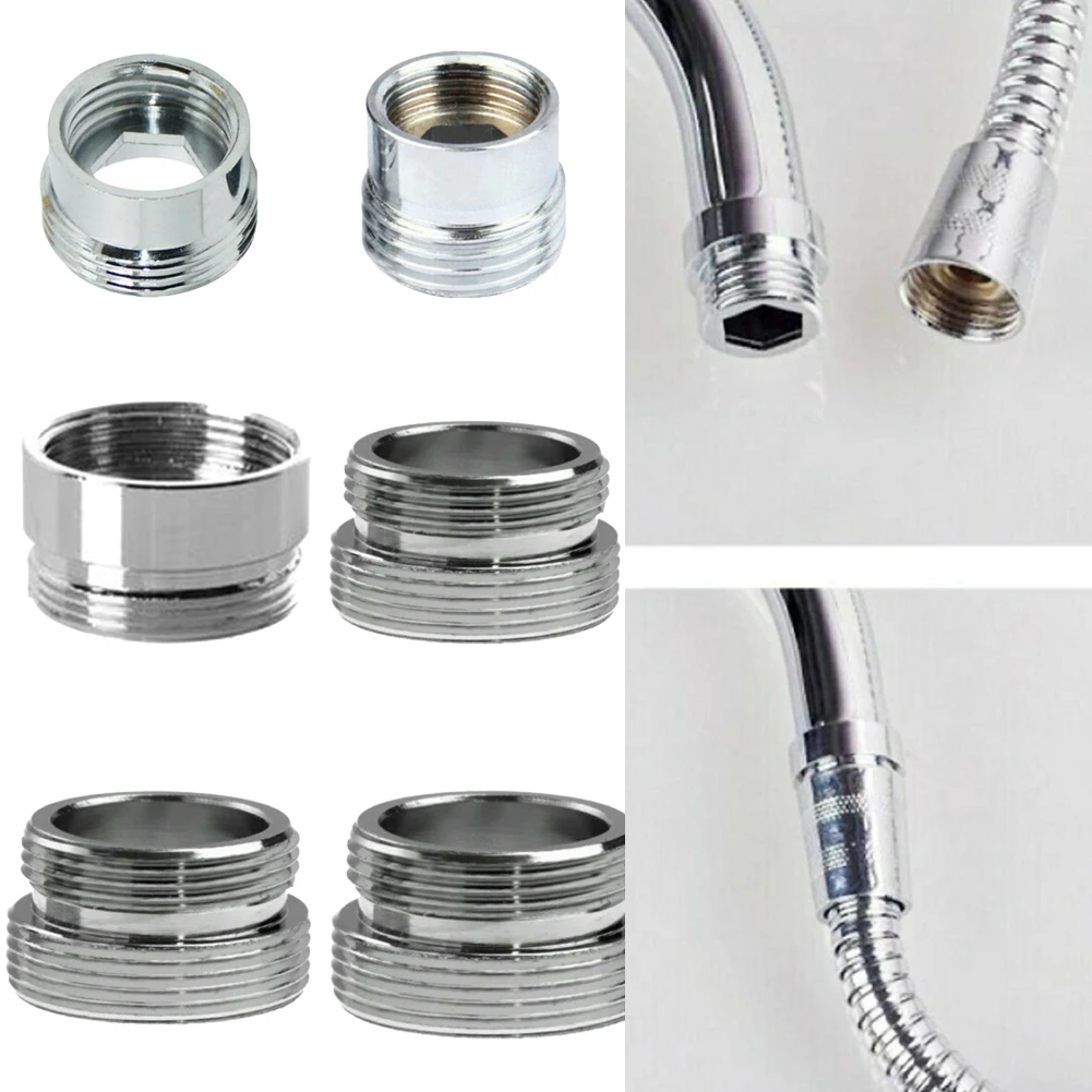 

Tap Aerator Connector Metal Outside Inside Thread Water Saving Adaptor Kitchen Faucet 16/18/20mm To 22mm Tap Aerator Connector