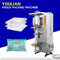 as 1000 automatic plastic film pouch vinaigrette drinking water liquid filling sealing and packing machine production line