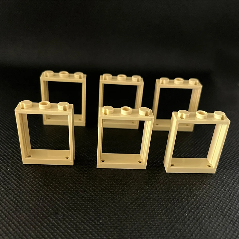 

Конструктор Smartable Frame 1x3x3, детали MOC, игрушки для детей, окно, дверь, стена, совместимый с крупным брендом 51239, 10 шт./лот