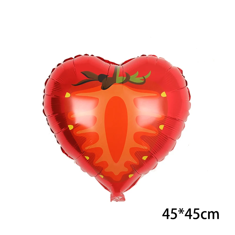 Шары из алюминиевой пленки с изображением фруктов DAWN