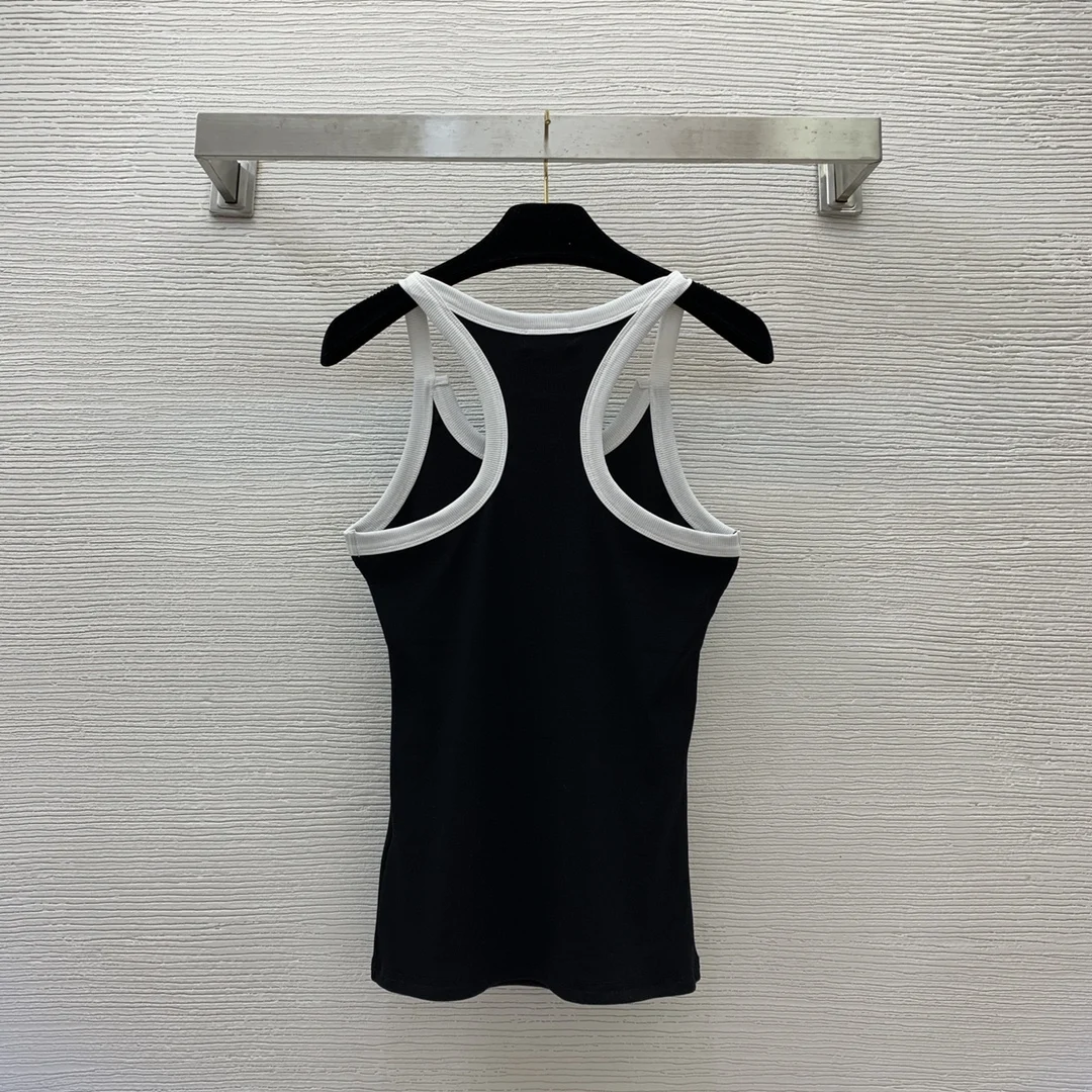 

Summer Women's Camisole Threaded Cotton Stretch Slim Fit Female's Tops D23062972