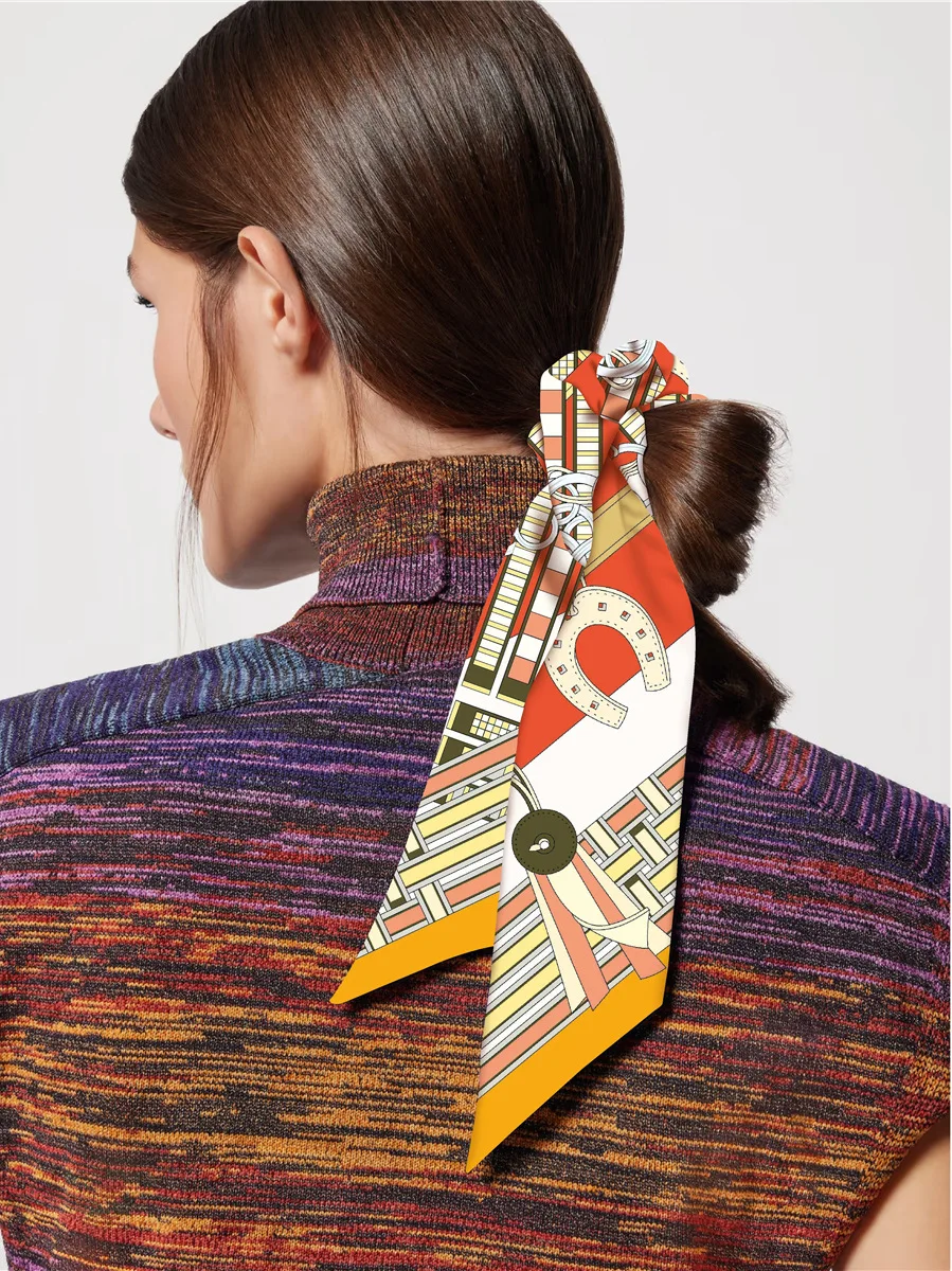 Резинки для волос из натурального шелка крупные эластичные заколки хвоста