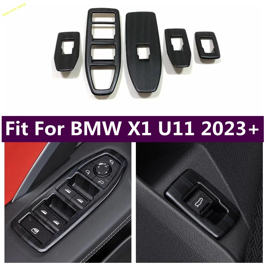 

Fit For BMW X1 U11 2023 2024 Armrest Window Rise Lift Down Control Switch Door Lock Decor Panel Cover Trim Interior Accessories