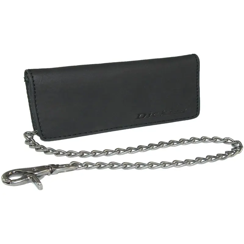 

Biker Men's Wallet with Chain and Rivets