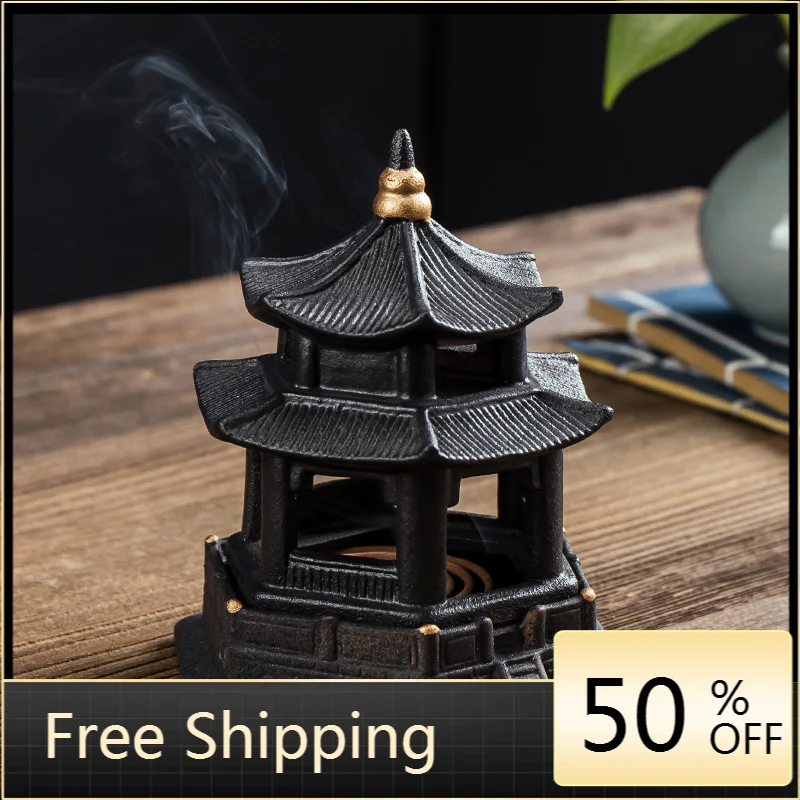 

Incense Burner Holder Ceramic Funny Unique Coil Incense Sticks Holder Air Revitalisor Porta Incienso Censer For Home AA50XL